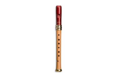 Mollenhauer 1117R Traumflöte Sopranblockflöte Birne/Kunststoff rot