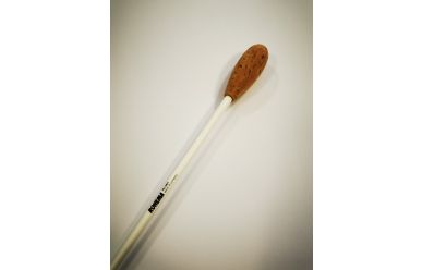 Rohema Taktstock/Baton Villaret 40cm   Kork/Buche weiß lackiert