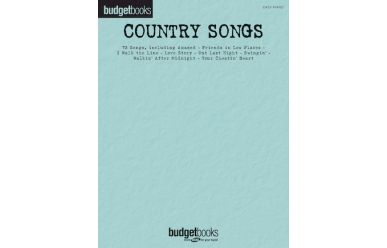 HL312129   Budget Books - Country Songs