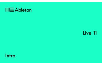 Ableton Live 11 Intro ESD