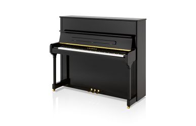 C.Bechstein A-124 Style Klavier schwarz poliert