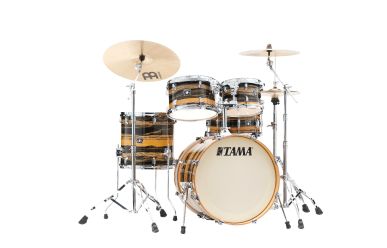 Tama CK50RS-NET Superstar Classic Shellset Natural Ebony Tiger Wrap