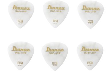 Ibanez Flat Pick Sand Grip Crack Modell weiß Heavy