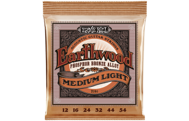 Ernie Ball 2146 Earthwood Medium Light Phosphor Bronze