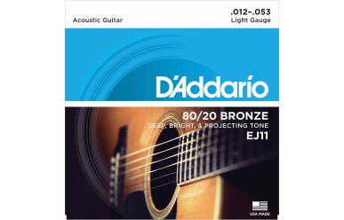 DAddario EJ11 80/20 Bronze Light 012-053