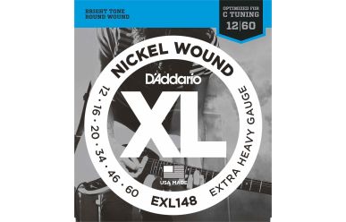 DAddario EXL148 Nickel Wound Extra Heavy 012-060 Satz