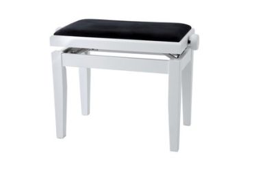 Gewa Klavierbank DeLuxe Weiß Matt
