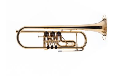 Schagerl Hans Gansch Heavy L 137 K B-Trompete vergoldet
