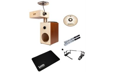 Loota 1027 Drumset Professional, Dark Arctic Birch incl. Fußmaschine