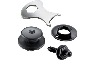 Loxx Strap Lock Set Electric Black Chrome