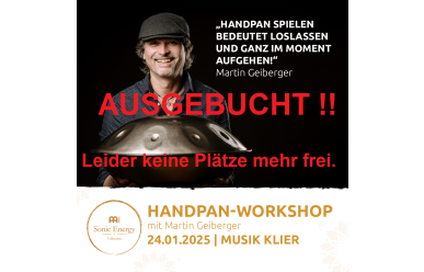 Meinl HANDPAN WORKSHOP mit Martin Geiberger 2024