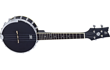 Ortega OUBJ100-SBK Banjo Ukulele 4-Str. Satin Black