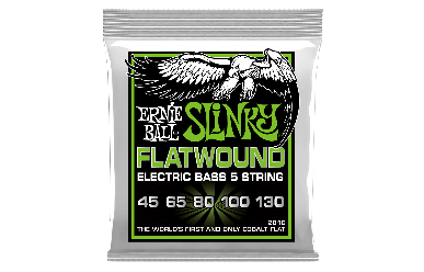 Ernie Ball 2816 Slinky Flatwound 5-String Bass Cobalt 