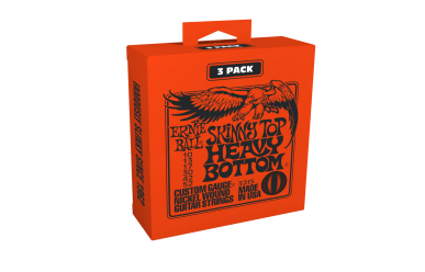 Ernie Ball 3215 Skinny Top Heavy Btm Slinky NW 3er-Pack