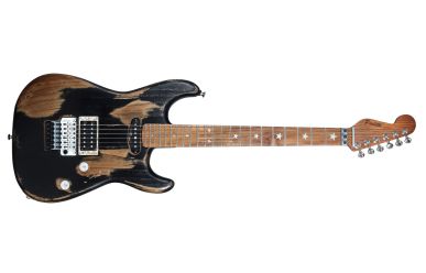 Paoletti STRATospheric Loft Black HS FR Star Inlays NoPickguard