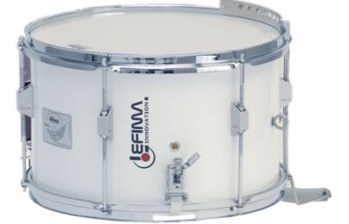 Lefima MP-PUL1408-2HM Paradetrommel 14x8" Altes LOGO, weiss, Showroom Modell