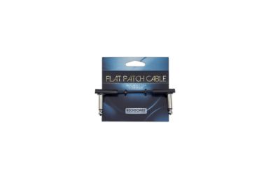 RockBoard Flat Patch Cable, Black, 5 cm