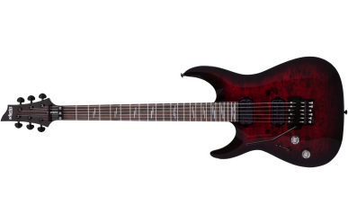Schecter Omen Elite 6 FR Black Cherry Burst Lefthand