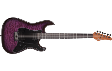 Schecter TRAD Pro Trans Purple Burst Showroom-modell.