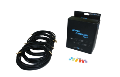 JamHub Stereo Cable Kit 5x Stereo-Klinkekabel, 3,6m