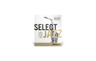 DAddario Select Jazz Altsaxophonblätter Stärke 2M Filed
