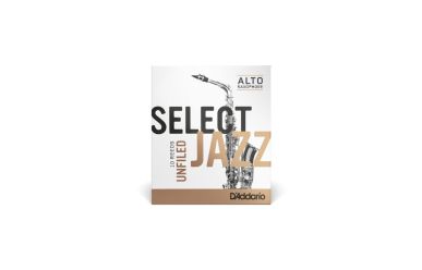 DAddario Select Jazz Altsaxophonblätter Stärke 3M Unfiled