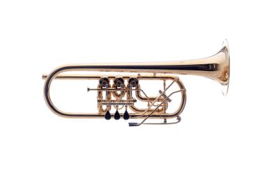Schagerl Wien C-Trompete vergoldet