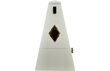 Wittner 807WH Metronom Pyramidenform Holz weiß poliert