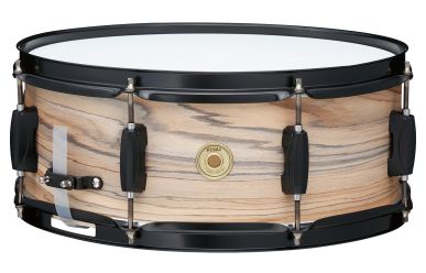 Tama WP1455BK-NZW Woodworks 14x5,5" Snare, Natural Zebrawood Wrap