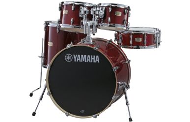 Yamaha Stage Custom Shellset 22/10/12/16" Cranberry Red