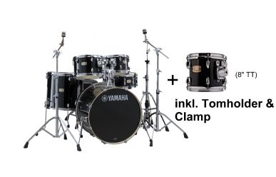Yamaha Stage Custom Spezial 20/8/10/12/14" Raven Black inkl. Hardware