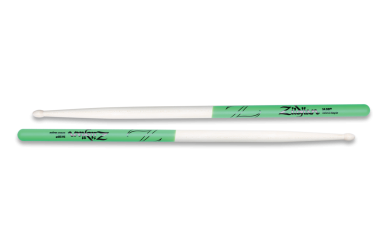 Zildjian Maple Drumsticks 5A Green Dip, Wood Tip