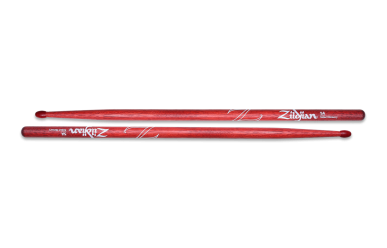 Zildjian Hickory Drumsticks 5A Red, Nylon Tip