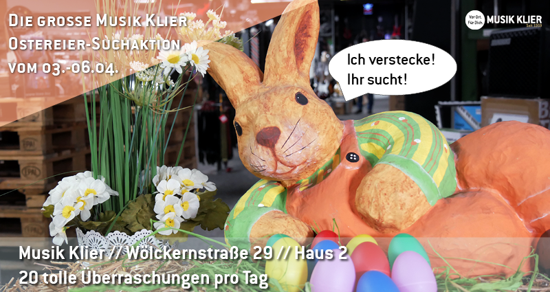 Ostereiersuchaktion Musik Klier